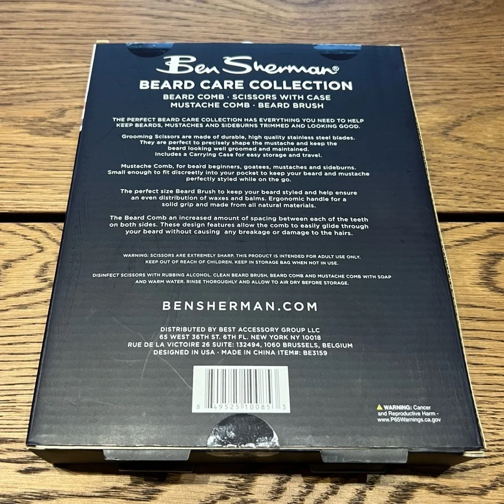Ben Sherman | Beard Care Collection Premium Gift Set | Home & Travel | NWT